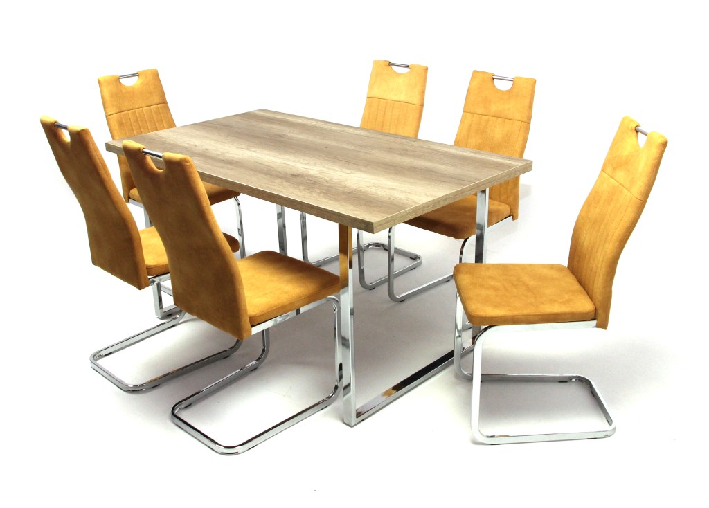 Boston asztal Torino székkel - 6 személyes étkezőgarnitúra