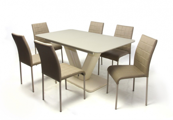 Hektor asztal Kris székkel - 6 személyes étkezőgarnitúra