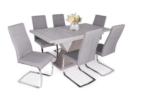 Diana asztal Molly székkel - 6 személyes étkezőgarnitúra