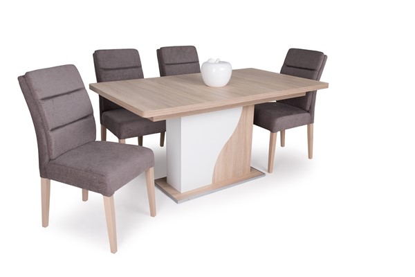Inez szék Alíz asztallal - 4 személyes étkezőgarnitúra