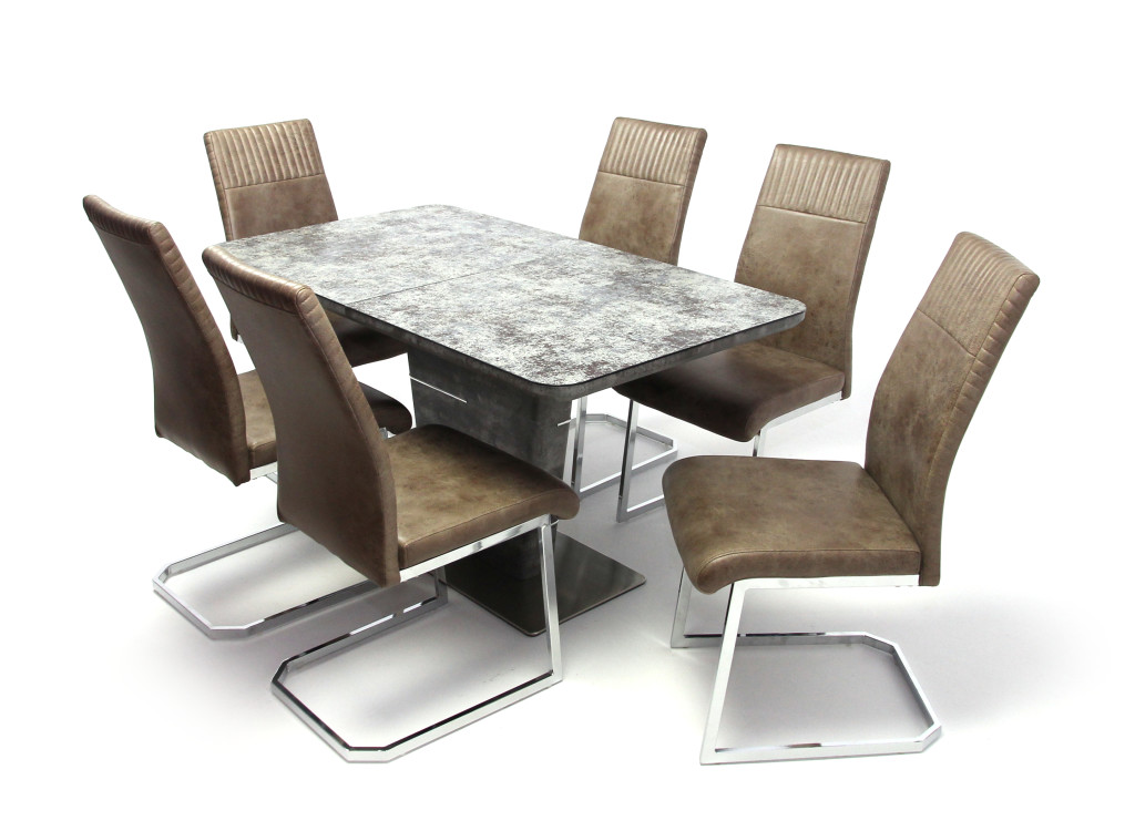 Spark asztal Rio székkel - 6 személyes étkezőgarnitúra