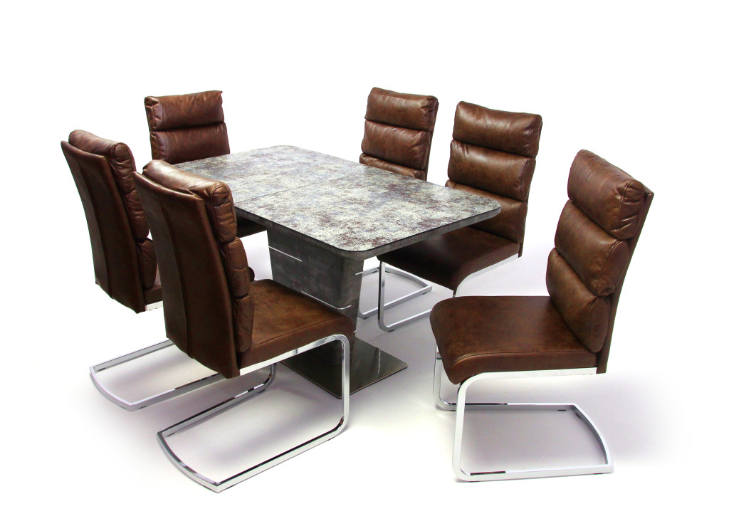 Spark asztal Rob székkel - 6 személyes étkezőgarnitúra