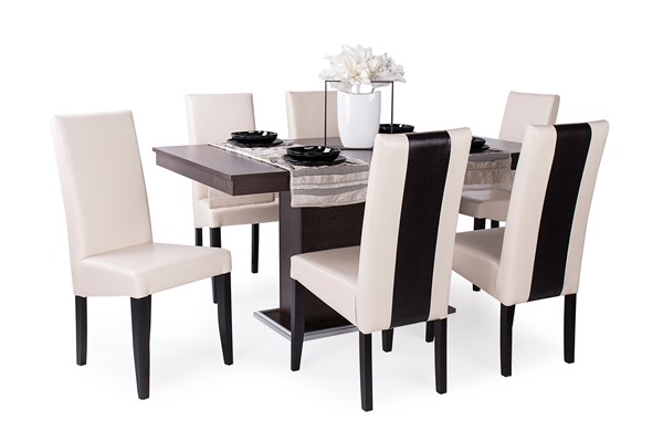 Berta Mix szék Flóra asztal - 6 személyes étkezőgarnitúra