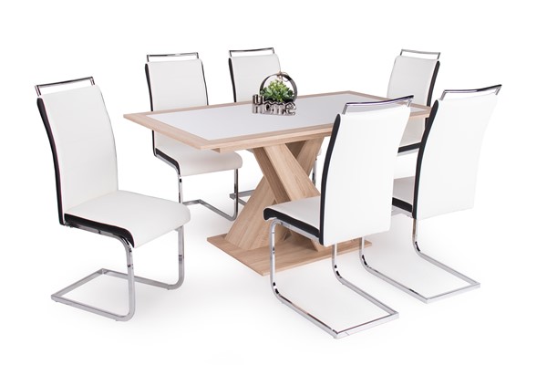 Száva szék Hanna asztal - 6 személyes étkezőgarnitúra
