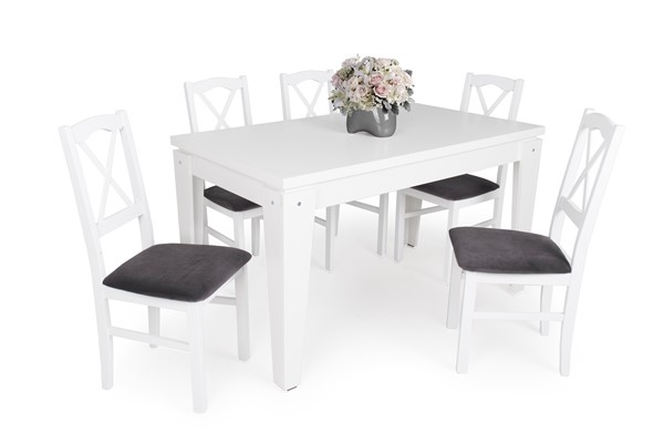 Pedro asztal Nilo székkel - 4 személyes étkezőgarnitúra