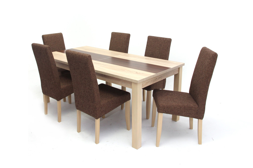 Irish asztal Berta székkel - 6 személyes étkezőgarnitúra