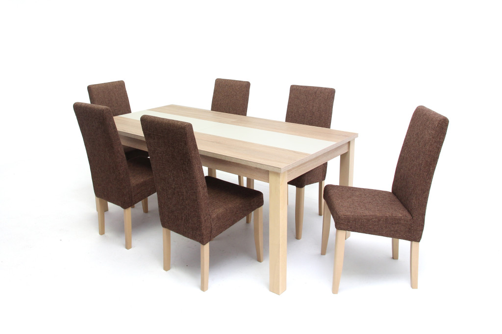 Irish asztal Berta székkel - 6 személyes étkezőgarnitúra