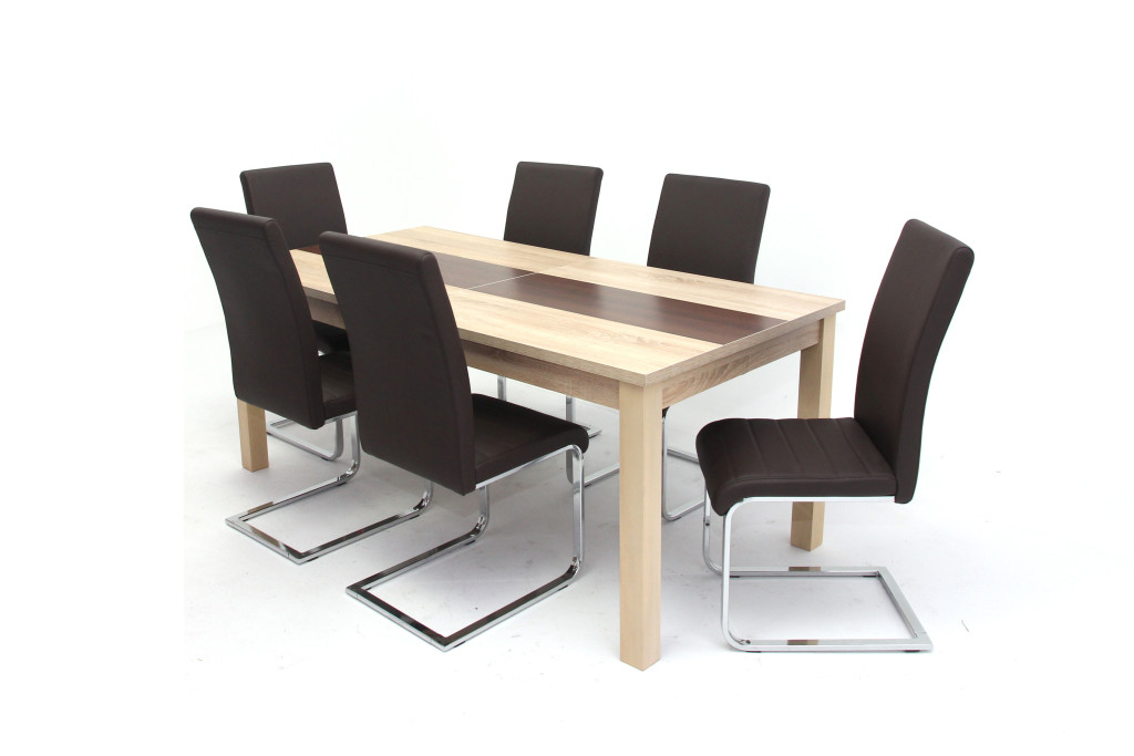 Irish asztal Boston székkel - 6 személyes étkezőgarnitúra