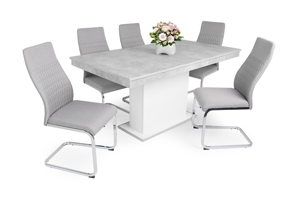 Levante szék Flóra asztallal - 5 személyes étkezőgarnitúra