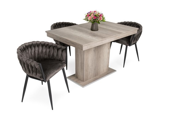 Deluxe szék Kis Flóra asztallal - 3 személyes étkezőgarnitúra