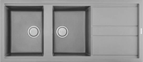 Elleci Best 500 - 2 medencés gránit mosogató csepegtetővel