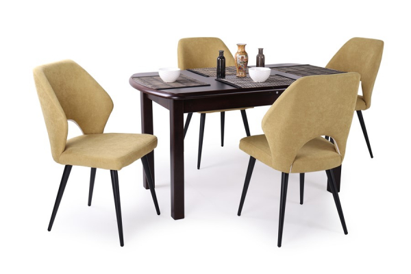 Dante asztal Aspen székkel - 4 személyes étkezőgarnitúra