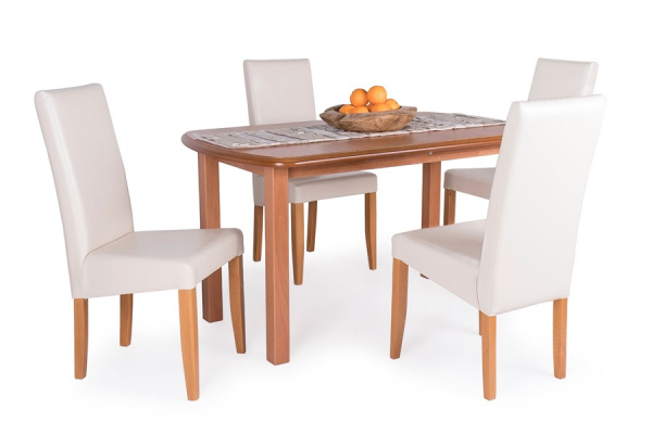 Dante asztal Berta székkel - 4 személyes étkezőgarnitúra