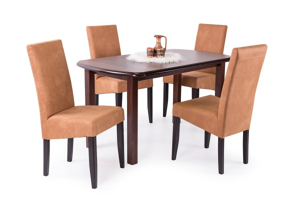 Dante asztal Berta elegant székkel - 4 személyes étkezőgarnitúra