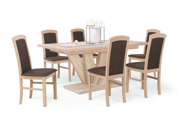Dorka asztal Barbi székkel - 6 személyes étkezőgarnitúra