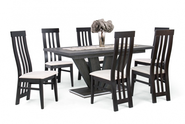 Dorka asztal Lara székkel - 6 személyes étkezőgarnitúra