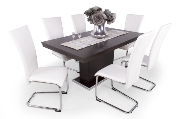 Flóra asztal Paulo székkel - 6 személyes étkezőgarnitúra