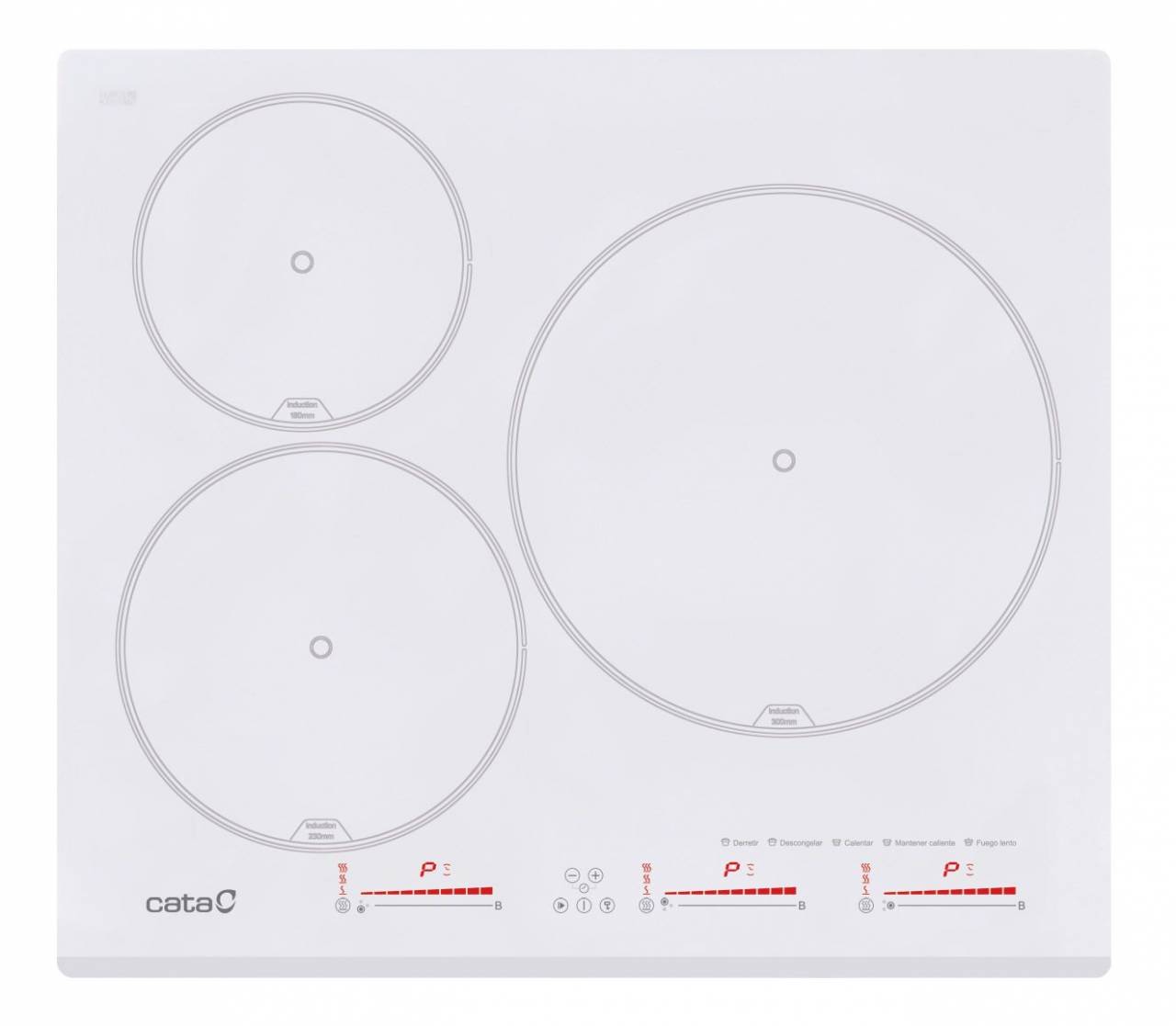 CATA - Beépíthető indukciós főzőlap INSB-6003 WH fehér (MK)