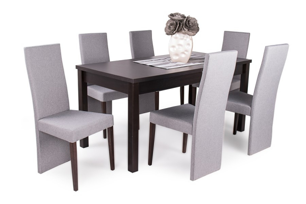 Panama szék Berta asztallal - 6 személyes étkezőgarnitúra