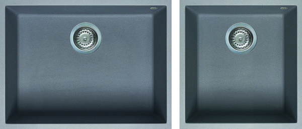 Elleci Quadra 210 - 2 medencés gránit munkalap alá szerelhető mosogató