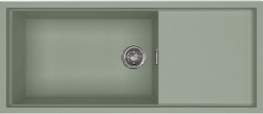 ELLECI - Mosogatótálca Sintesi 510 K82 Sage Green inox tartozékokkal (MK)